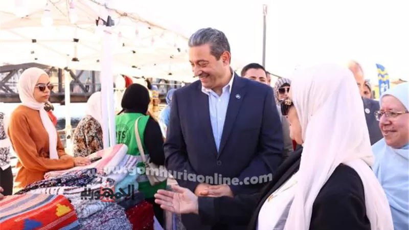 الشهابي يتفقد معرض أيادي مصر ضمن فاعليات مهرجان دمياط
