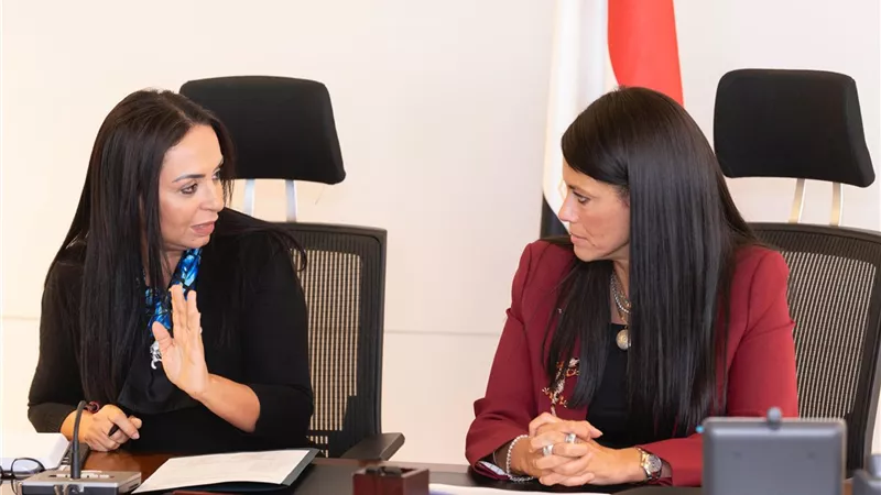 رانيا المشاط تبحث مع مايا مرسي الخطة الاستثمارية لوزارة التضامن