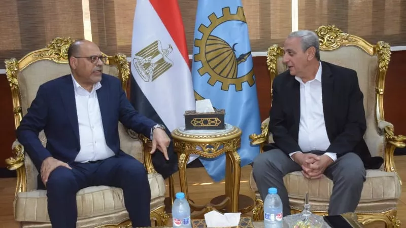 محافظ الغربية يستقبل وزير العمل لمتابعة تداعيات حريق مصبغة المحلة
