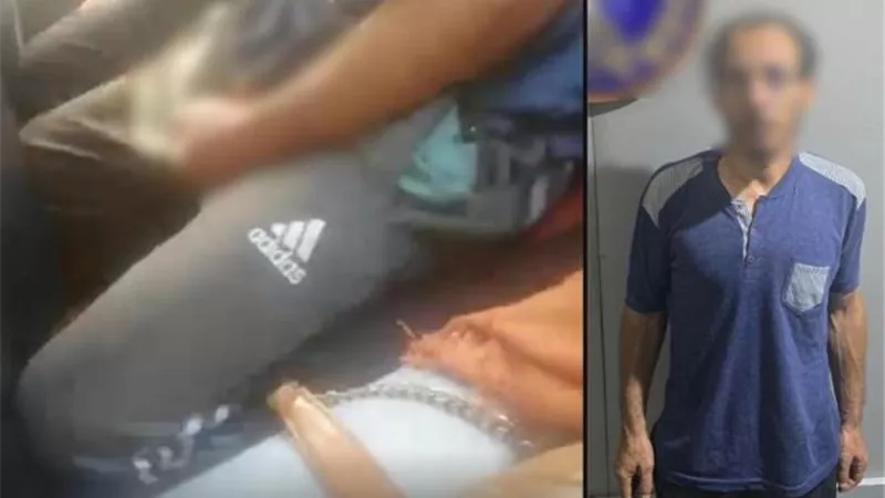 فتاة توثق لحظة تحرش بها داخل ميكروباص بالإسكندرية والأمن يتحرك فوراً