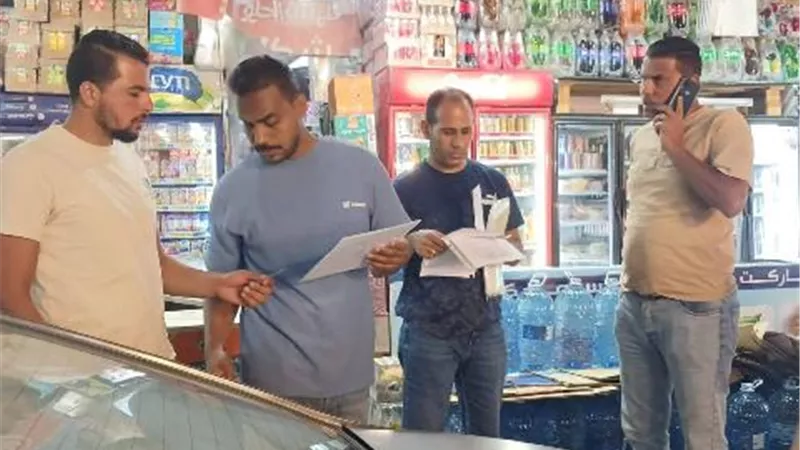 حملة مكبرة على المحلات والإشغالات بجنوب الغردقة