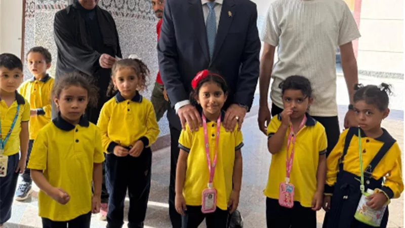 محافظ بورسعيد يتفقد مدرستى