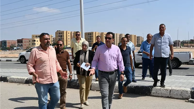 جولة لرئيس جهاز العاشر لمتابعة 