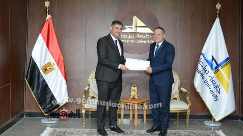 محمد عرنسة..مديرا عاما لمكتب رئيس جامعة دمياط