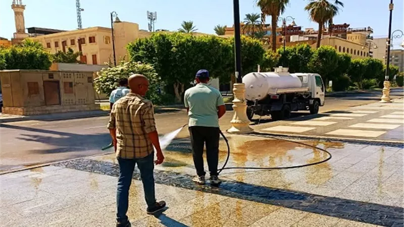 الأقصر تتجمل في ذكرى نصر أكتوبر