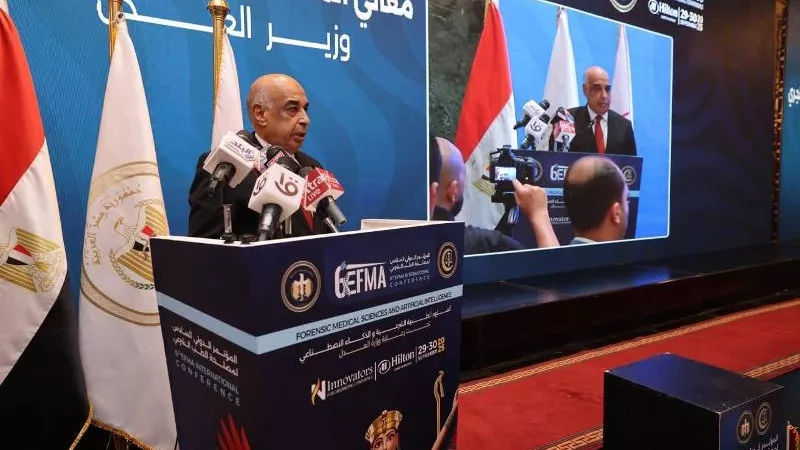وزير العدل يفتتح مؤتمر الطب الشرعي الدولي السادس للعلوم الطبية الشرعية