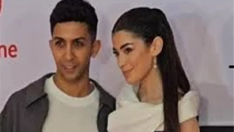 ليلى زاهر وهشام جمال فى العرض الخاص لـ 