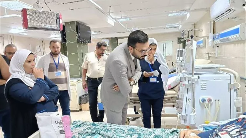 أحمد رفعت يحيل تمريض العنايةالمركزةبمستشفى الحمام المركزي للتحقيق