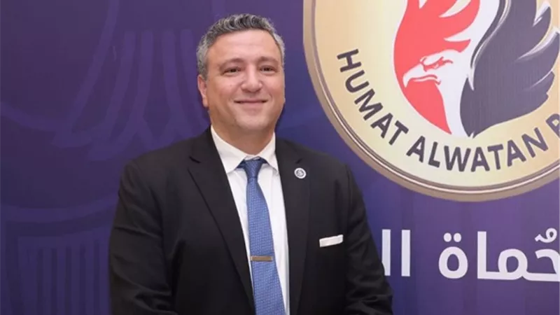 المهندس يوسف رشدان يهنئ الفريق محمد عباس حلمي بفوزه برئاسة حزب حماة الوطن
