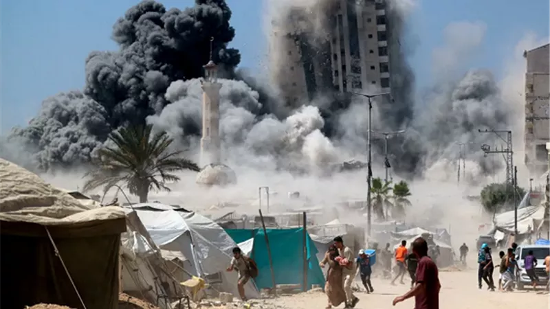 الاحتلال يصعد من عدوانه علي مدينة غزة