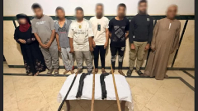 بينهم 3 سيدات .. ضبط طرفى مشاجرة بالاعيرة النارية فى سوهاج