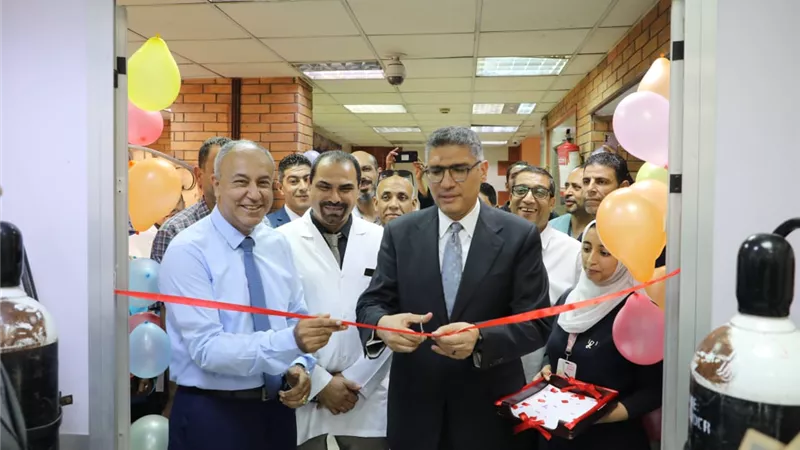 محافظ الجيزة يفتتح توسعات قسم الرعايةالمركزة بمستشفى إمبابة العام