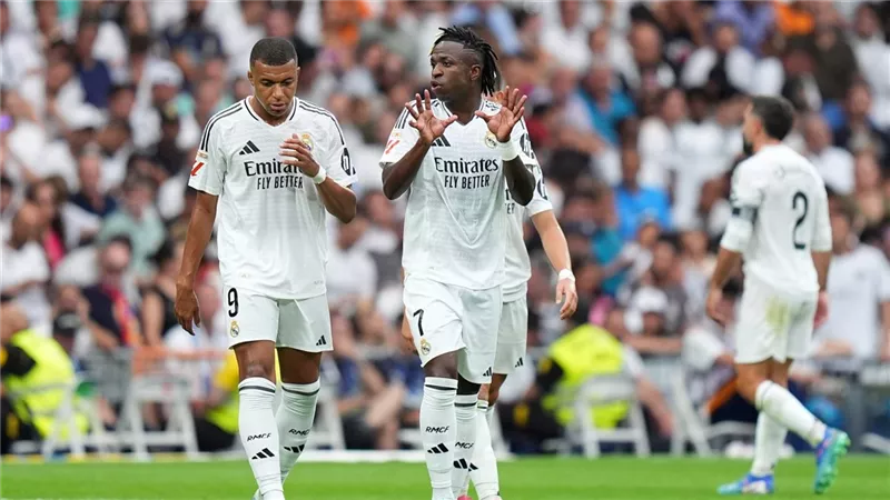 فينيسيوس ومبابي يقودان هجوم ريال مدريد ضد كايرات بدوري أبطال أوروبا