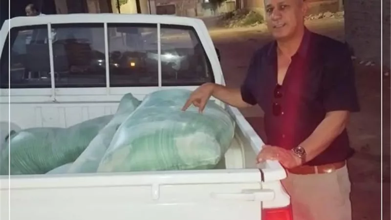 ضبط ٤ أطنان وربع دقيق مدعم قبل بيعها بغرض التربح في الإسماعيلية