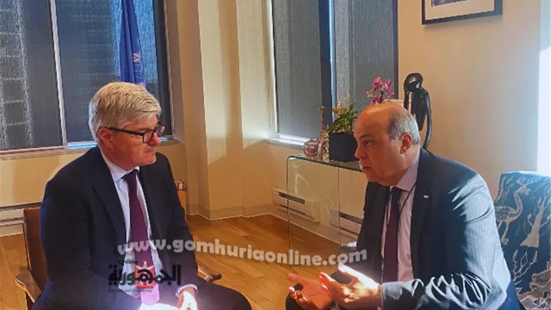 الحفني يبحث مع سكرتير عام