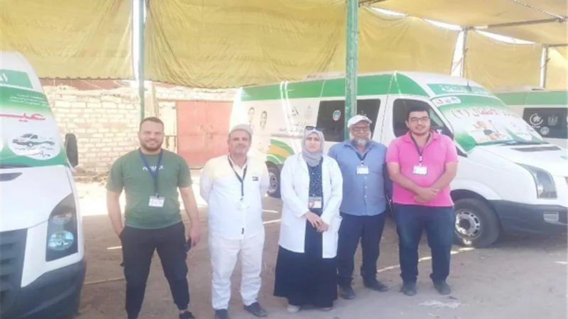 البحيرة.. الكشف المجاني على 1271 مواطنا بقافلة زاوية فريج