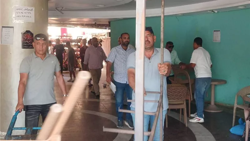 جبر: 33قرار غلق وإزالة فى حملة موسعة بمدينة العبور بمعاونة الشرطة