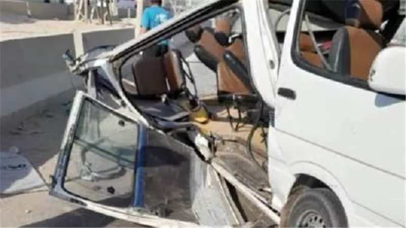 إصابة 9 في حادث انقلاب ميكروباص بطريق شبرا بنها الحر بالقليوبية