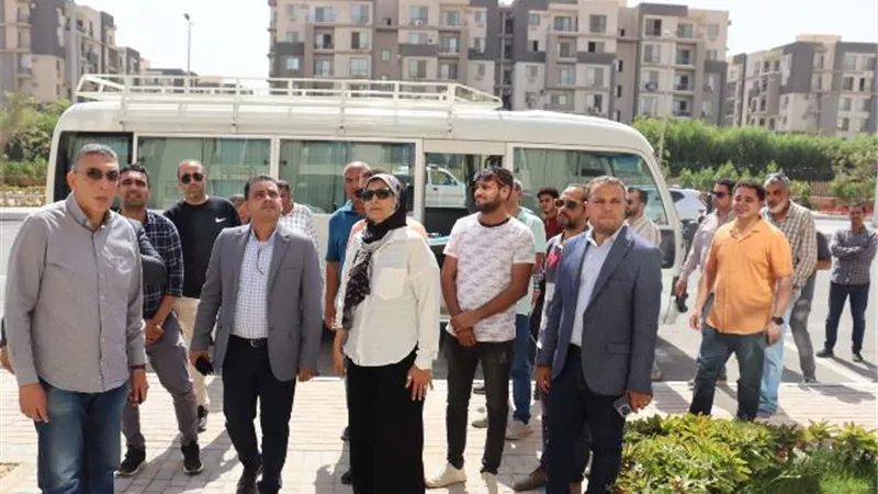 تفاصيل زيارة وفد رئاسة الوزراء للمشروعات القومية مدينة الشيخ زايد صور