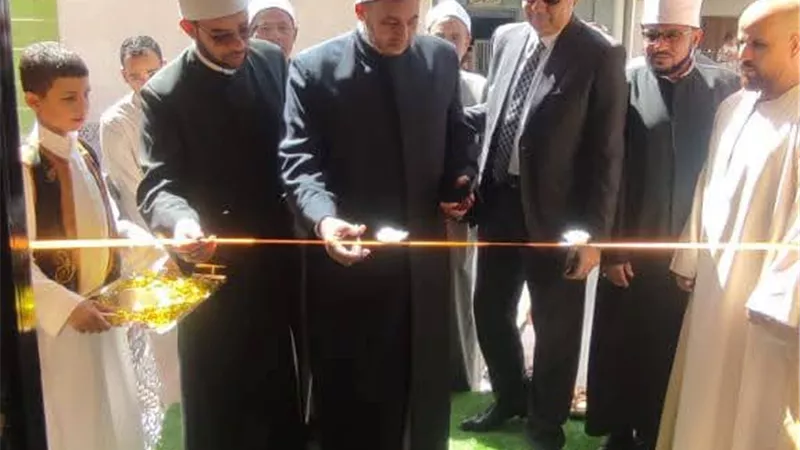 إفتتاح مسجد فانا في مطاي بالمنيا