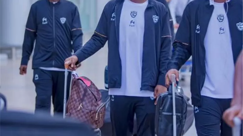 وصول بعثة الجيش الرواندي لمواجهة بيراميدز في دوري الابطال