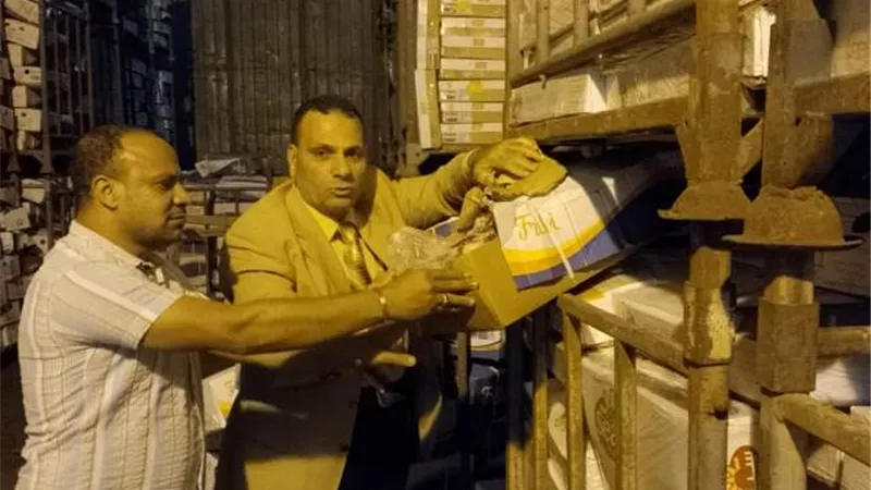 التحفظ على ٥٣ طن لحوم منتهية الصلاحية بالإسكندرية تمهيدا لاعدامها