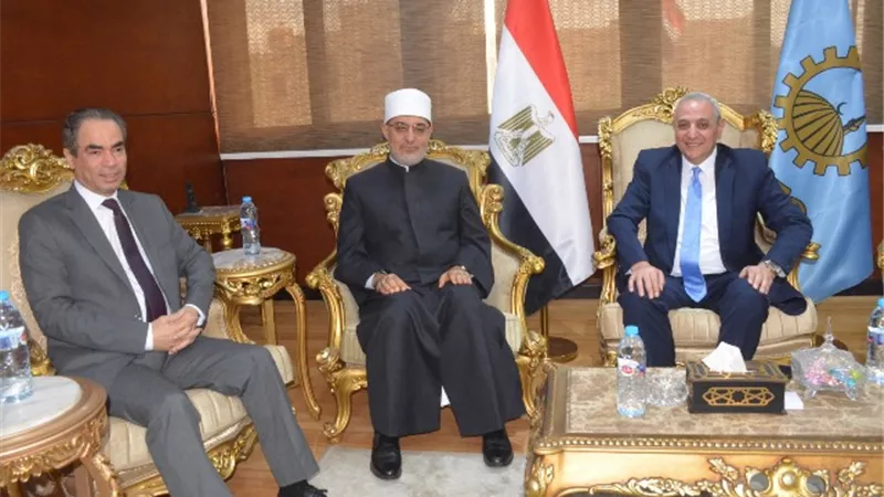 محافظ الغربية يستقبل وزير الأوقاف والمفتى ورئيس الهيئة الوطنية للإعلام