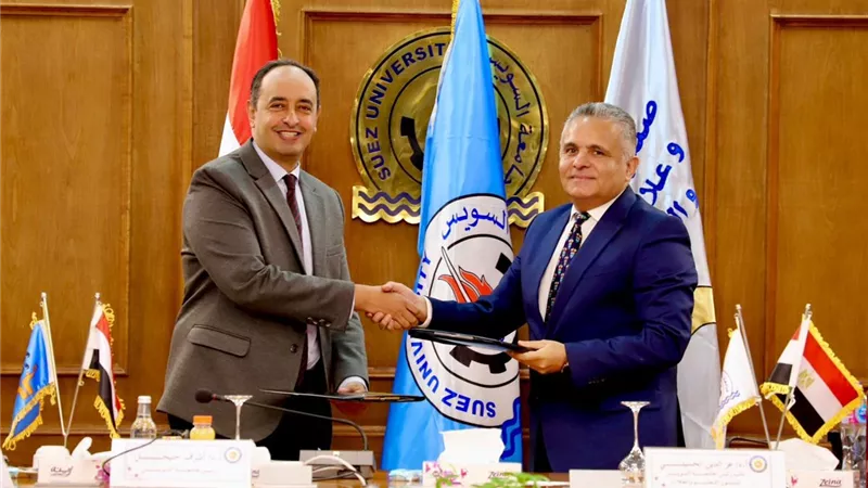 بروتوكول تعاون بين جامعة السويس وصندوق مكافحة الإدمان