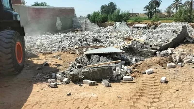 الموجة27..إزالة 33 حالة تعد على أملاك الدولة بالإسماعيلية