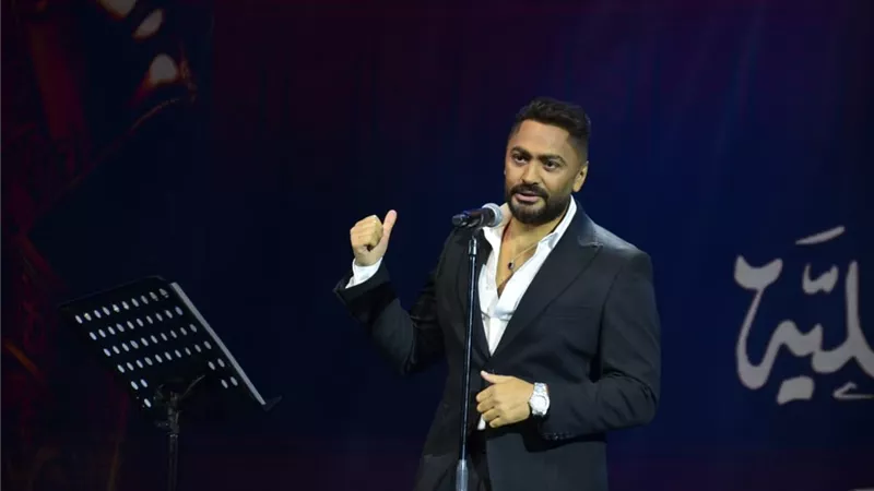 تامر حسنى: الاجتهاد والإصرار هما طريق النجاح