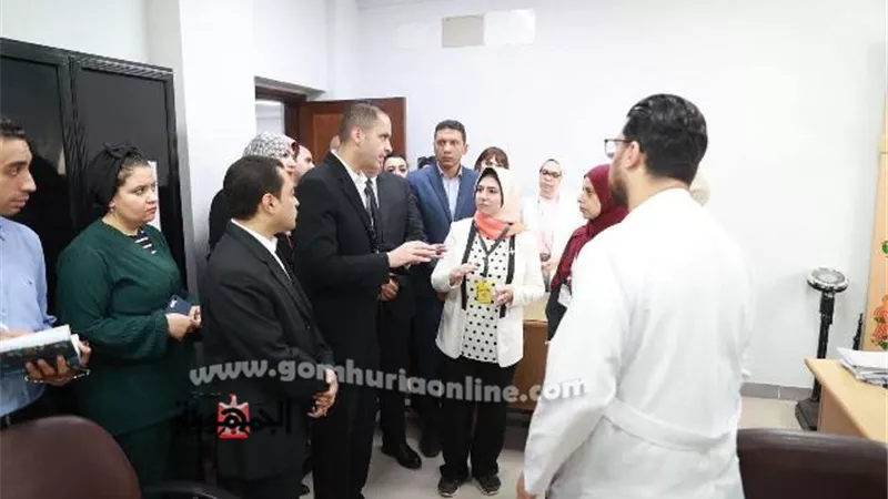 الصديق ونائب وزير الصحة يتفقدان مراكز طب الأسرة بدمياط