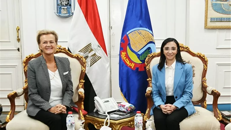 محافظ البحيرة تستقبل سفيرة الإتحاد الأوروبي لبحث سبل التعاون