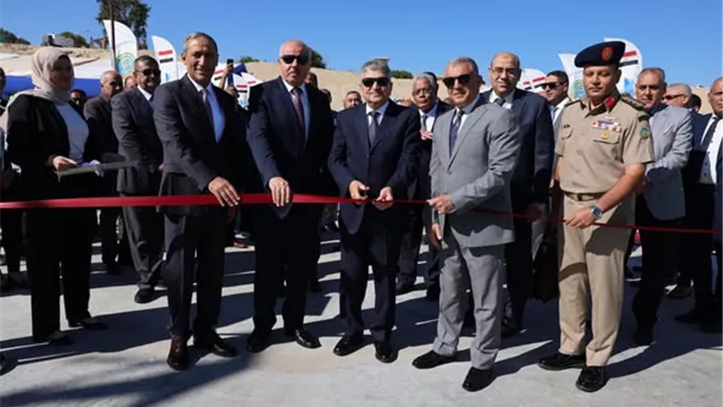 الفريق أسامة ربيع يشهد افتتاح كوبري الشهيد أمير عوض الله العائم