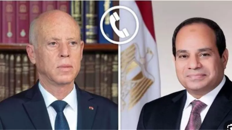 قيس سعيّد يُعرب عن تقديره لجهود مصر والرئيس السيسي في وقف الحرب وتقديم المساعدات الإنسانية لغزة