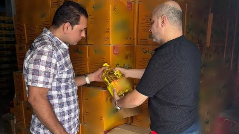 ضبط 78 طن دقيق فاخر و زيت مجهولى المصدر ومنتهى الصلاحية بالشرقية