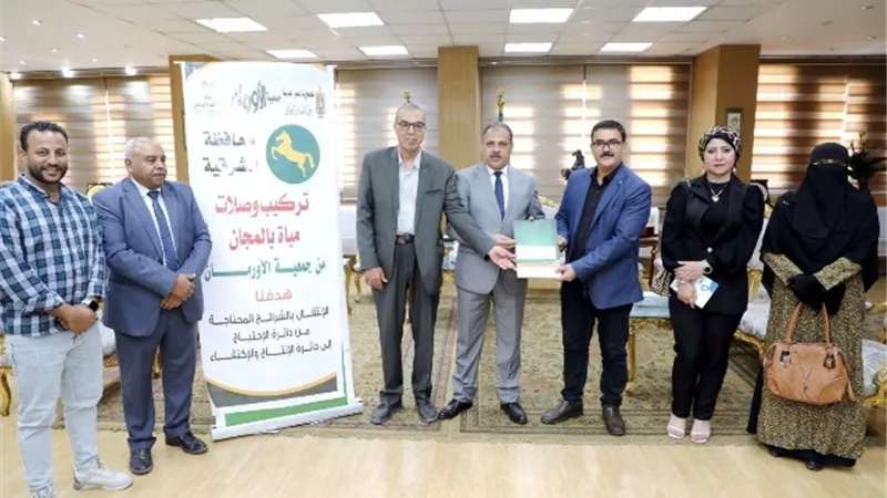 توصيل مياه الشرب مجانا لـ 156 أسرة بقرية بحر البقر بالشرقية