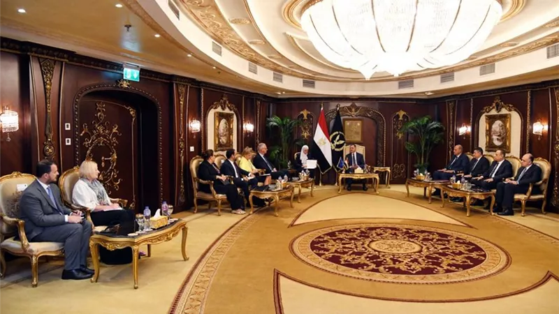 وزير الداخلية يبحث التعاون مع وفد الإتحاد الأوروبى