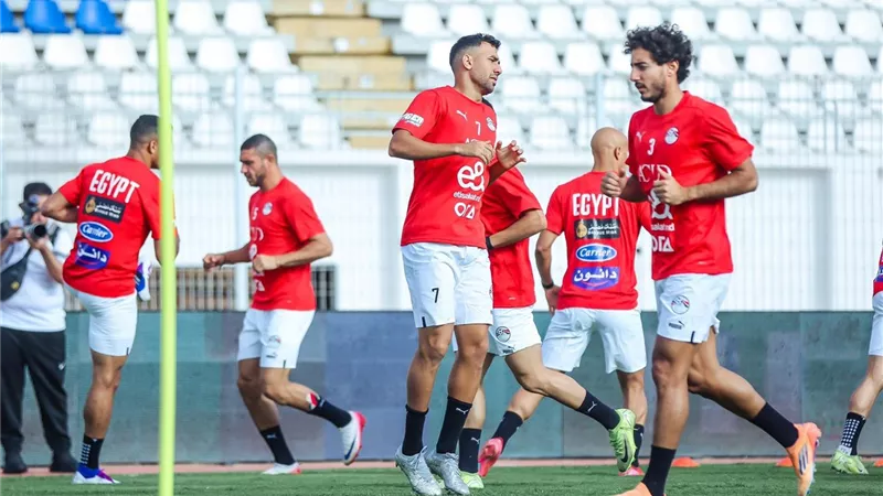 منتخب مصر يختتم استعداداته لمواجهة جيبوتى غدا فى تصفيات المونديال