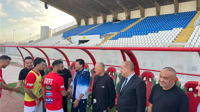 شاهد.. صبحي يدعم المنتخب قبل مواجهة جيبوتى بتصفيات كأس العالم