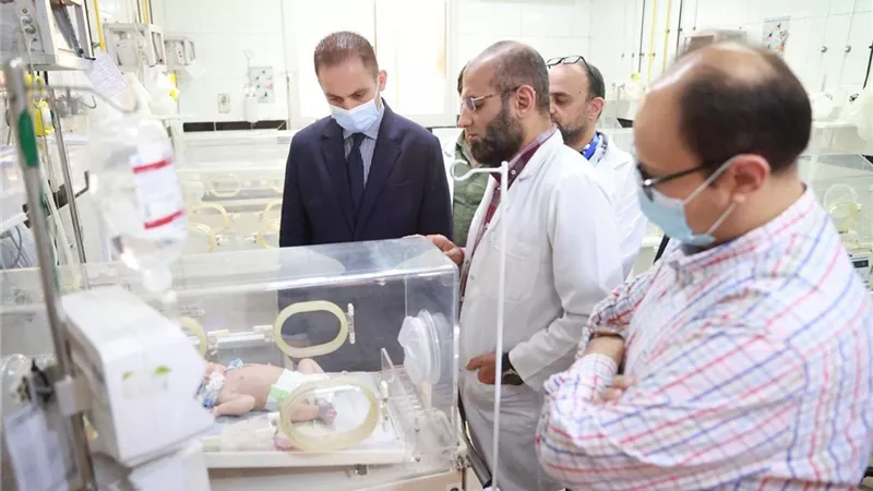 نائب وزير الصحة يتفقد مستشفيي إيتاي البارود وكفر الدوار العام