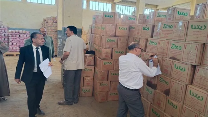 تحرير 233 مخالفة تموينية وضبط سلع مدعمة بالمنيا
