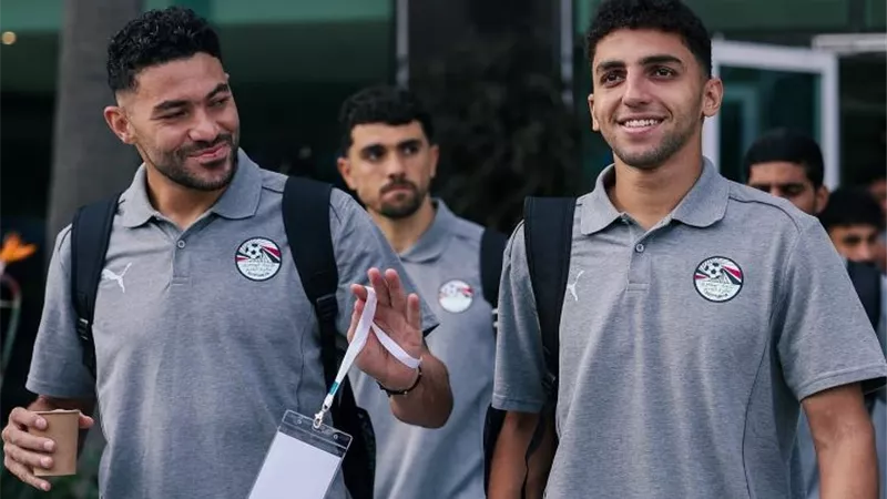 منتخب مصر يتوجه إلى ملعب المباراة لمواجهة جيبوتي - شاهد