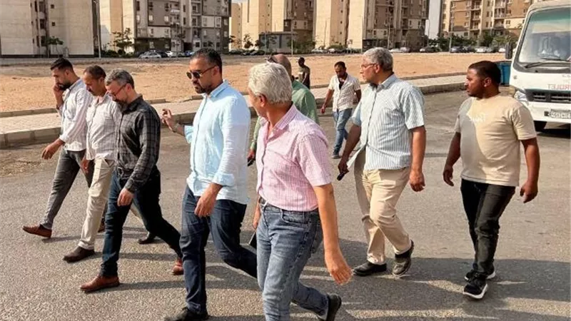 رئيس جهاز العبور الجديدة يتفقد أكبر مشروعات التطوير والزراعة.. صور