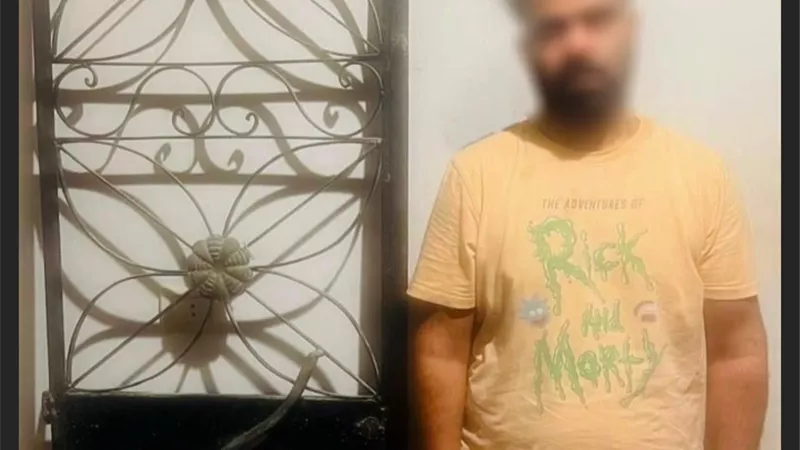 ضبط عاطل سرق باب حديدى خاص بمصعد من داخل أحد العقارات بالإسكندرية