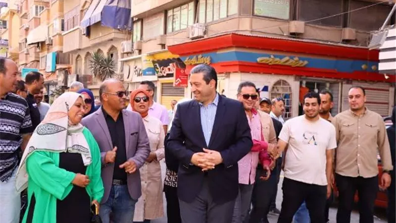 محافظ دمياط يفتتح الشارع الحربى بعد تطويره