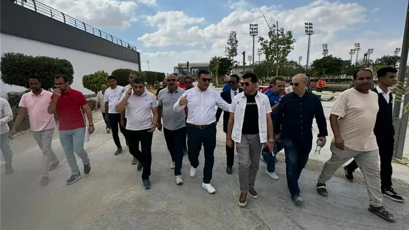 وزراء الشباب والإسكان والعمل يتفقدون نادي النادي بالعاصمة الإدارية