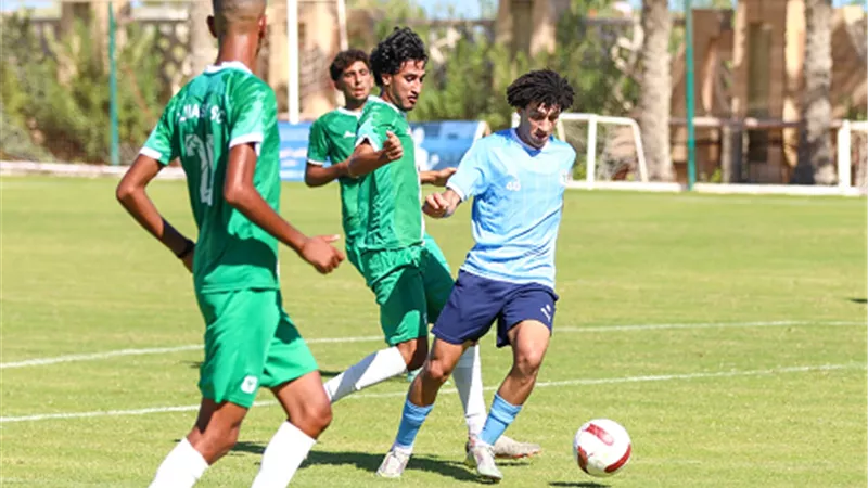 المصري يفوز على فريق الشباب 