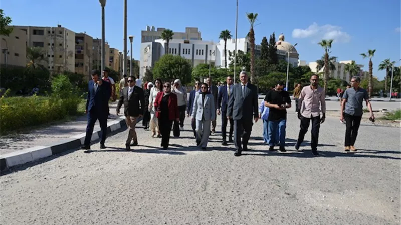 وزيرة الشئون الاجتماعية في ضيافة جامعة الفيوم