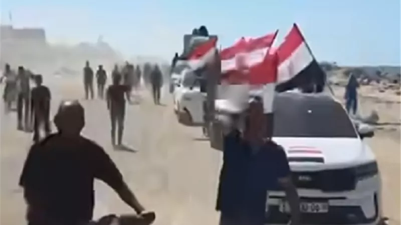 أهالي غزة: يحيا السيسي.. يعيش السيسي