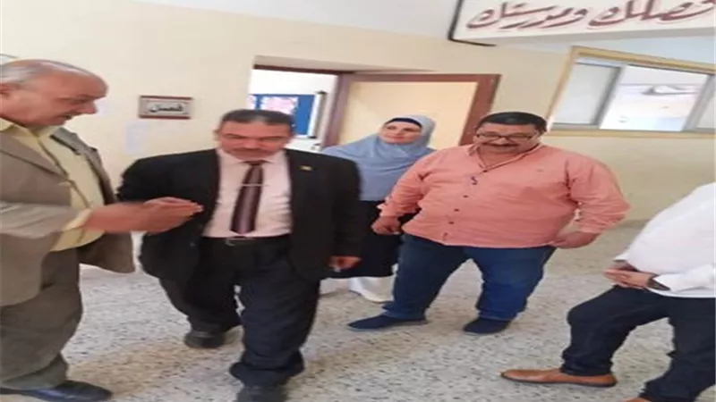 جولة تفقدية لوكيل تعليم الدقهلية بمدارس نبروه
